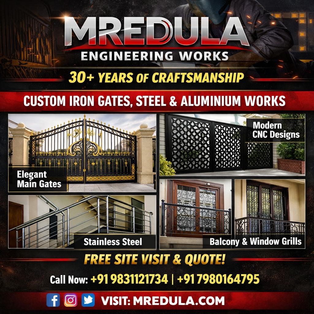 Fabrication team inside steel workshop